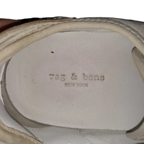Rag & Bone NY Women's Light BROWN Canvas Sneaker size 39.5 US 9.5 - Picture 10 of 13
